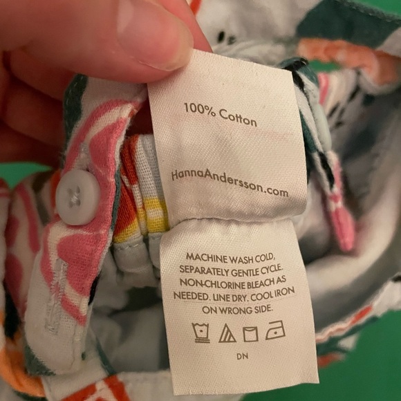 Hanna Andersson Bubble Romper- Citrus Print 🍊 EUC- 0-3 Months - Picture 5 of 7